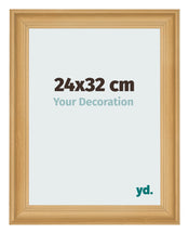 Cadre Photo 24x32cm De Pin Grain de Bois MDF Lazio De Face Mesure | Yourdecoration.fr