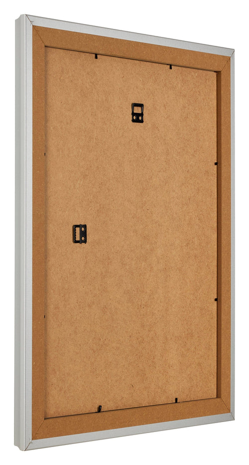 Cadre Photo 25x30cm Argent Mat MDF Lazio Arriere Oblique | Yourdecoration.fr