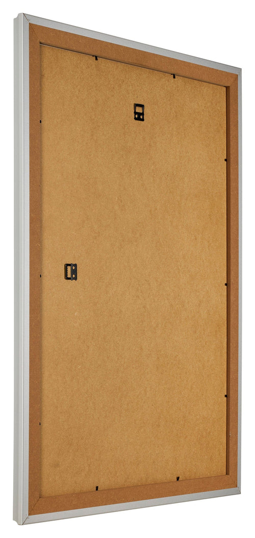 Cadre Photo 25x35cm Argent Mat MDF Lazio Arriere Oblique | Yourdecoration.fr