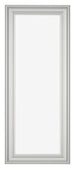 Cadre Photo 25x75cm Argent Mat MDF Lazio De Face | Yourdecoration.fr
