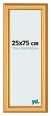 Cadre Photo 25x75cm Or Mat MDF Lazio De Face Mesure | Yourdecoration.fr