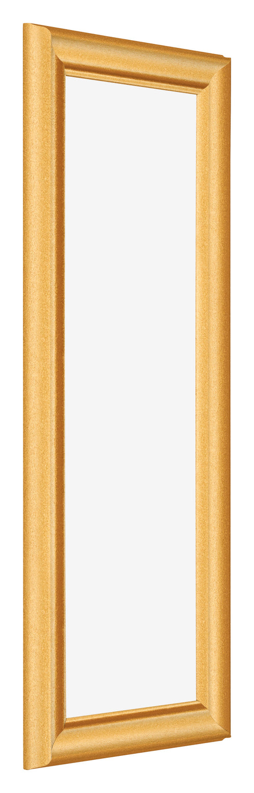 Cadre Photo 25x75cm Or Mat MDF Lazio De Face Oblique | Yourdecoration.fr