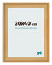 Cadre Photo 30x40cm De Pin Grain de Bois MDF Lazio De Face Mesure | Yourdecoration.fr