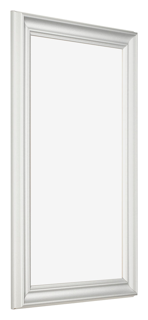 Cadre Photo 30x50cm Blanc Patine MDF Lazio De Face Oblique | Yourdecoration.fr