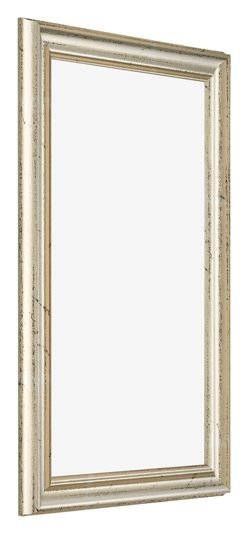 Cadre Photo 30x50cm Brillance Metallique MDF Lazio De Face Oblique | Yourdecoration.fr