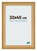 Cadre Photo 32x45cm De Pin Grain de Bois MDF Lazio De Face Mesure | Yourdecoration.fr