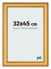 Cadre Photo 32x45cm Or Mat MDF Lazio De Face Mesure | Yourdecoration.fr