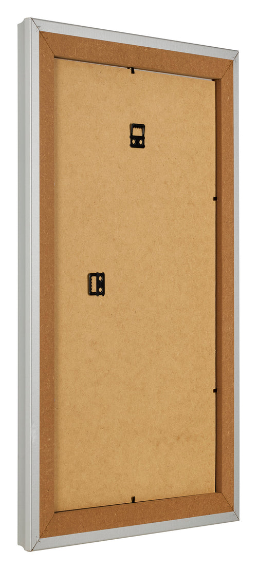 Cadre Photo 33x48cm Argent Mat MDF Lazio Arriere Oblique | Yourdecoration.fr