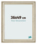 Cadre Photo 36x49cm Brillance Metallique MDF Lazio De Face Mesure | Yourdecoration.fr