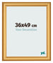 Cadre Photo 36x49cm Or Mat MDF Lazio De Face Mesure | Yourdecoration.fr