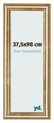 Cadre Photo 37 5x98cm Or Antique MDF Lazio De Face Mesure | Yourdecoration.fr