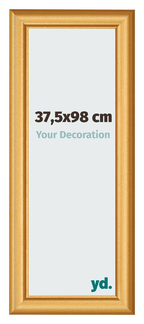 Cadre Photo 37 5x98cm Or Mat MDF Lazio De Face Mesure | Yourdecoration.fr
