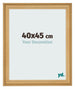 Cadre Photo 40x45cm De Pin Grain de Bois MDF Lazio De Face Mesure | Yourdecoration.fr