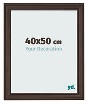 Cadre Photo 40x50cm Chene Fonce MDF Lazio De Face Mesure | Yourdecoration.fr