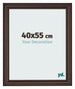 Cadre Photo 40x55cm Chene Fonce MDF Lazio De Face Mesure | Yourdecoration.fr