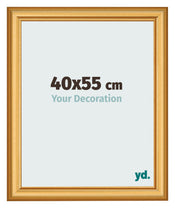 Cadre Photo 40x55cm Or Mat MDF Lazio De Face Mesure | Yourdecoration.fr