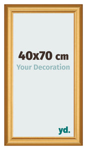 Cadre Photo 40x70cm Or Mat MDF Lazio De Face Mesure | Yourdecoration.fr