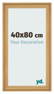 Cadre Photo 40x80cm De Pin Grain de Bois MDF Lazio De Face Mesure | Yourdecoration.fr