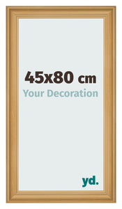 Cadre Photo 45x80cm De Pin Grain de Bois MDF Lazio De Face Mesure | Yourdecoration.fr