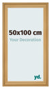 Cadre Photo 50x100cm De Pin Grain de Bois MDF Lazio De Face Mesure | Yourdecoration.fr