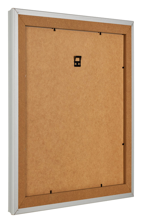 Cadre Photo 50x50cm Argent Mat MDF Lazio Arriere Oblique | Yourdecoration.fr