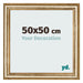 Cadre Photo 50x50cm Or Antique MDF Lazio De Face Mesure | Yourdecoration.fr