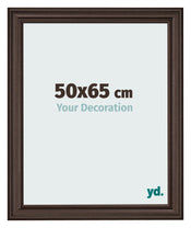 Cadre Photo 50x65cm Chene Fonce MDF Lazio De Face Mesure | Yourdecoration.fr
