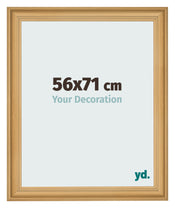 Cadre Photo 56x71cm De Pin Grain de Bois MDF Lazio De Face Mesure | Yourdecoration.fr