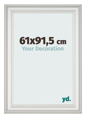 Cadre Photo 61x91 5cm Blanc Patine MDF Lazio De Face Mesure | Yourdecoration.fr