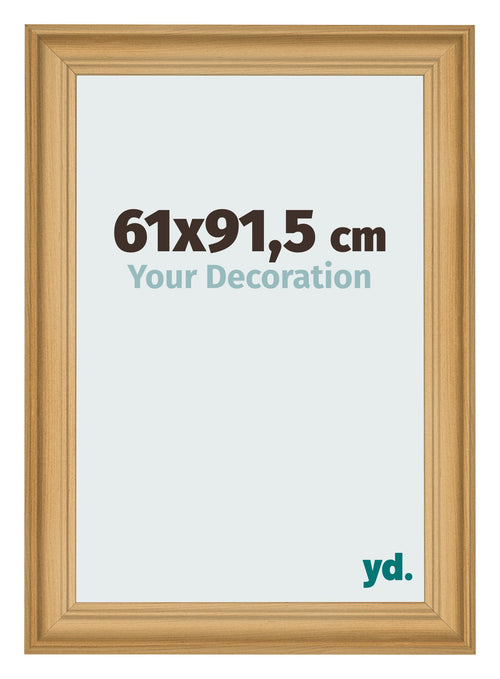 Cadre Photo 61x91 5cm De Pin Grain de Bois MDF Lazio De Face Mesure | Yourdecoration.fr