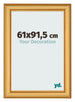 Cadre Photo 61x91 5cm Or Mat MDF Lazio De Face Mesure | Yourdecoration.fr