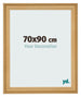 Cadre Photo 70x90cm De Pin Grain de Bois MDF Lazio De Face Mesure | Yourdecoration.fr