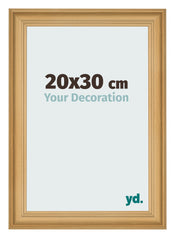 Cadre Photo 20x30cm De Pin Grain de Bois MDF Lazio De Face Mesure | Yourdecoration.fr