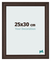 Cadre Photo 25x30cm Chene Fonce MDF Lazio De Face Mesure | Yourdecoration.fr