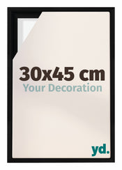 Lyon MDF Baklijst 30x45cm Noir Mat De Face Mesure | Yourdecoration.fr