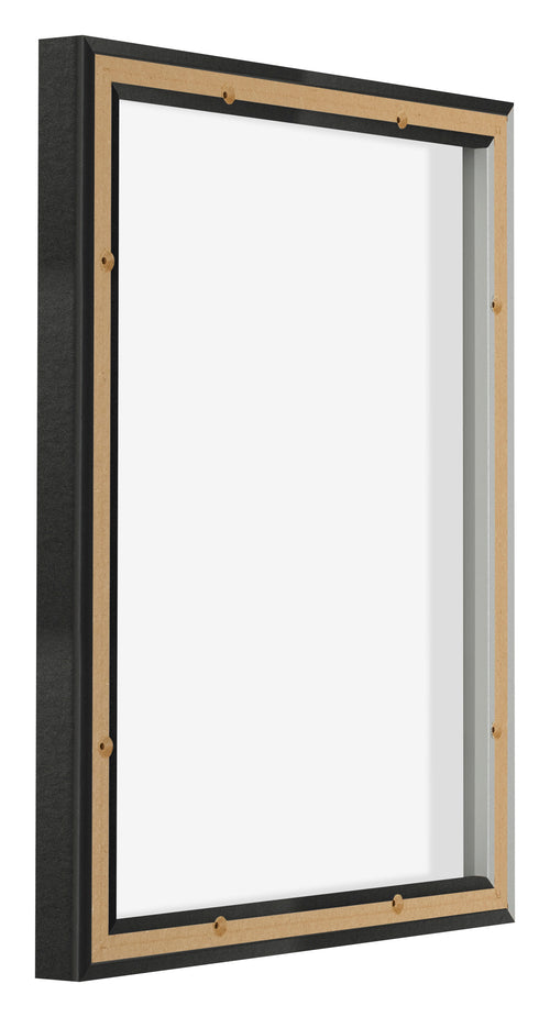 Lyon MDF Baklijst 4 5 Noir Mat Arriere Oblique | Yourdecoration.fr