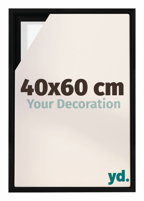 Lyon MDF Baklijst 40x60cm Noir Mat De Face Mesure | Yourdecoration.fr