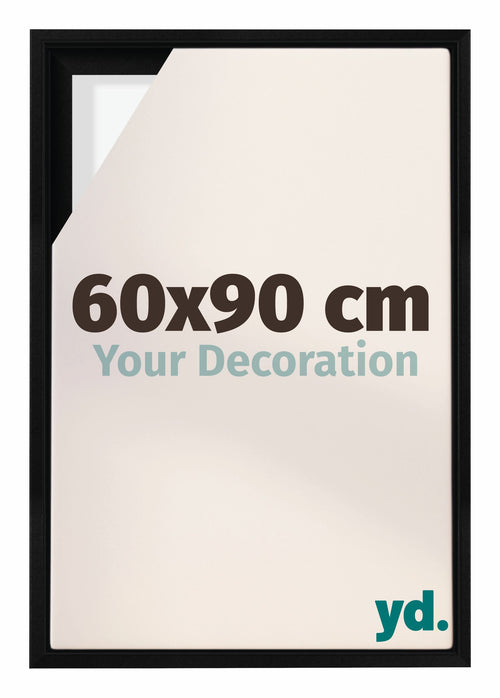 Lyon MDF Baklijst 60x90cm Noir Mat De Face Mesure | Yourdecoration.fr