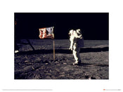 Affiche Art Time Life Aldrin Moon 40x30cm Pyramid PPR54146 | Yourdecoration.fr