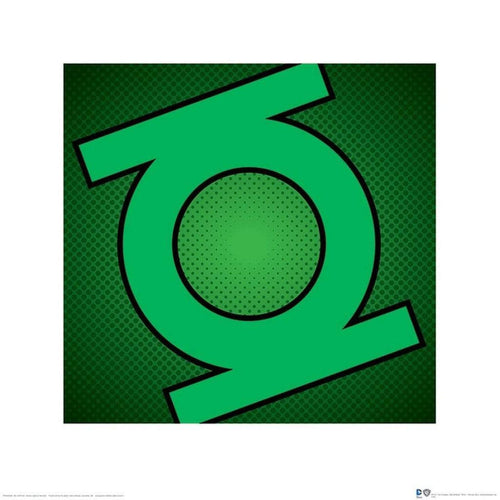Pyramid DC Comics Green Lantern Symbol affiche art 40x40cm | Yourdecoration.fr