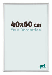 Aurora Aluminium Cadre Photo 40x60cm Argent Mat De Face Mesure | Yourdecoration.fr