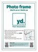 Aurora Aluminium Cadre Photo 50x70cm Argent Mat De Face Mesure | Yourdecoration.fr
