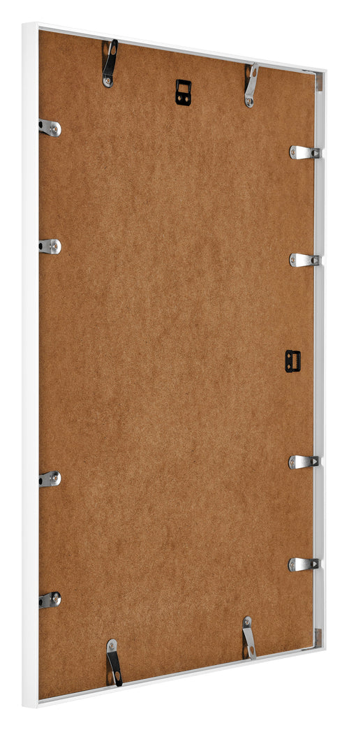 Aurora Aluminium Cadre Photo 50x70cm Blanc Brillant Arriere Oblique | Yourdecoration.fr