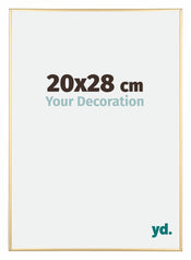 Austin Aluminium Cadre Photo 20x28cm Or Brillant De Face Mesure | Yourdecoration.fr