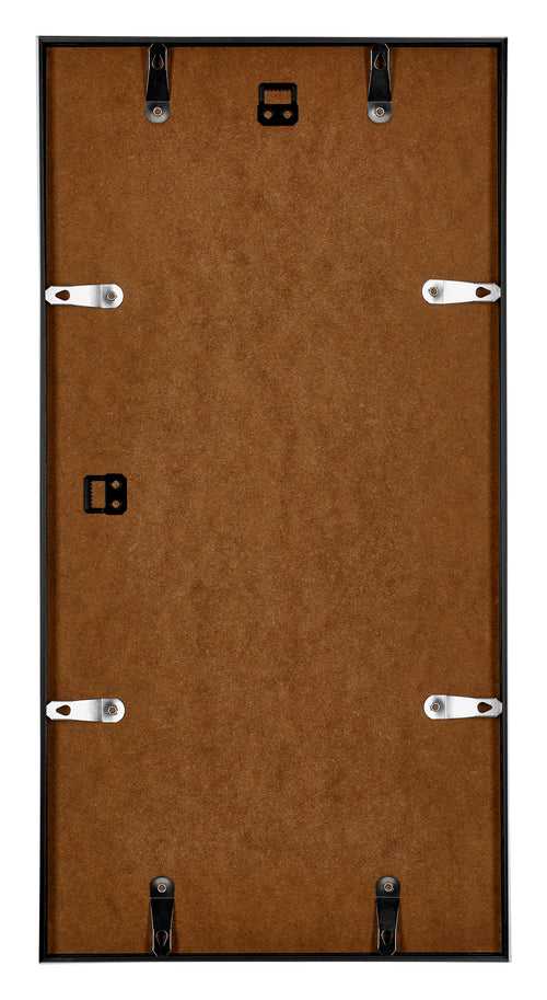 Austin Aluminium Cadre Photo 40x70cm Noir Brillant Arriere | Yourdecoration.fr