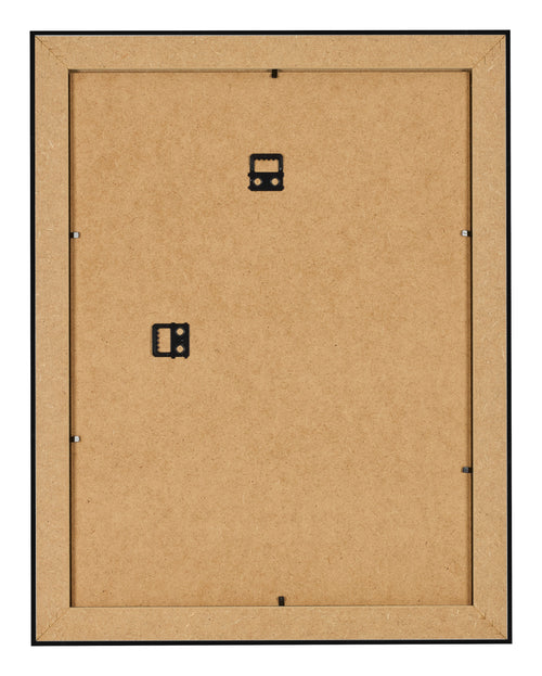 Cadre Photo 18x24cm Noir Argent Poli MDF Pisa Arriere | Yourdecoration.fr