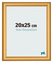 Cadre Photo 20x25cm Or Mat MDF Lazio De Face Mesure | Yourdecoration.fr
