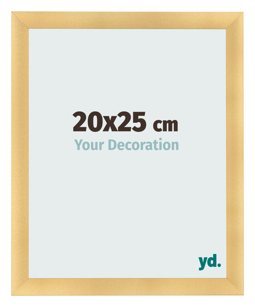 Cadre Photo 20x25cm Or Vintage MDF Pisa De Face Mesure | Yourdecoration.fr