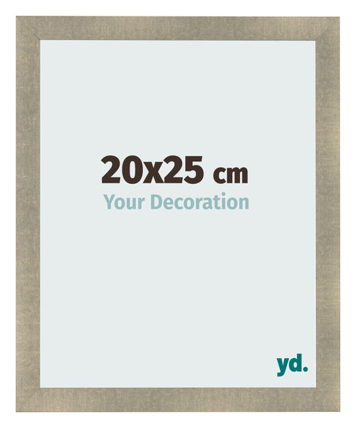 Cadre Photo 20x25cm Or Vintage MDF Pisa De Face Mesure | Yourdecoration.fr