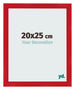 Cadre Photo 20x25cm Rouge MDF Pisa De Face Mesure | Yourdecoration.fr